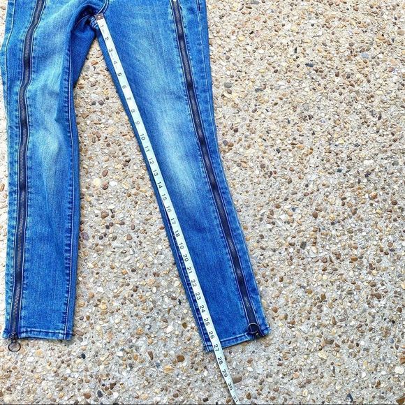 William Rast Justin Timberlake Perfect Ankle Skinny Zipper Jeans Size 25 - Picture 7 of 13